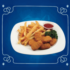 ناجتس الدجاج مع البطاطس